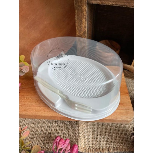 Mika Kue Korea H-000 isi 5pcs / Mika Slice Cake Garpu / Mika Kue Potong