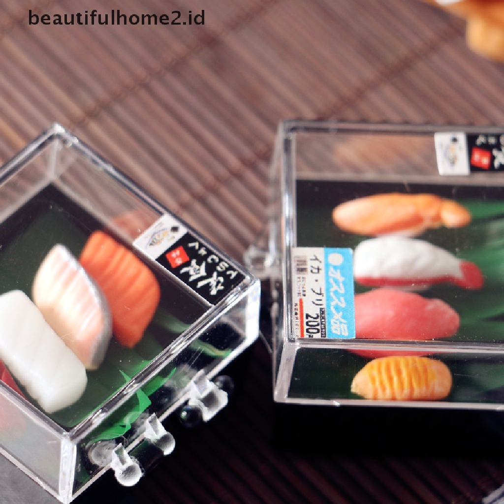 (beautifulhome2.id) Miniatur Sushi Jepang Skala 1 / 6 Untuk Aksesoris Dapur Rumah Boneka