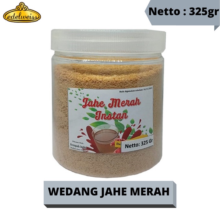 

Wedang Jahe Merah Instan Edelweiss 100% Murni 325gr - BARU