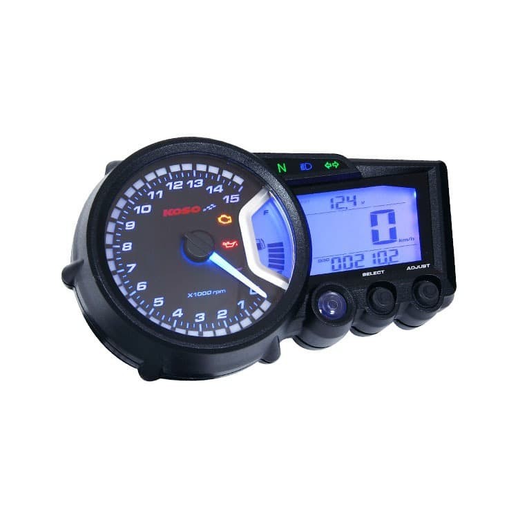 Speedometer Koso RX2+ Digital LCD Meter Original