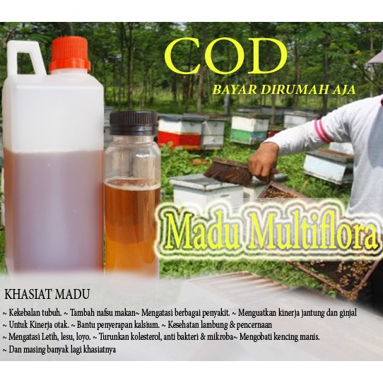 MADU MULTIFLORA BISA BAYAR DITEMPAT