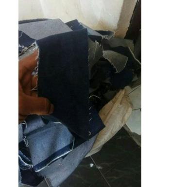 6.6 COD PROMO  Kain Percak jeans kiloan Kain jeans Perca Untuk Kerajinan Tangan 