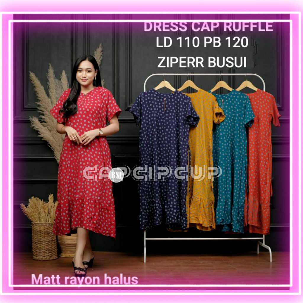 Daster Batik Pekalongan Premium Ld 110 Busui Terbaru Asli Rayon Panjang Lengan 3/4 Pendek Cap Pakaia