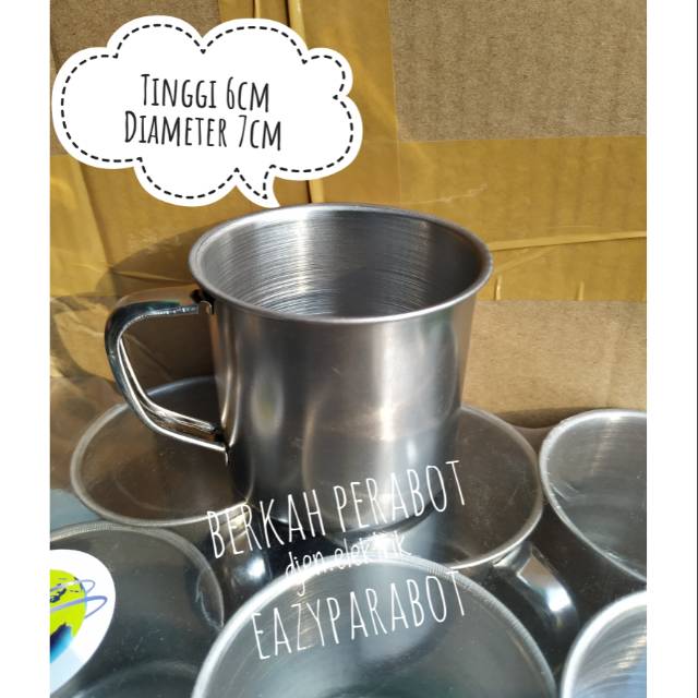 Cangkir Kecil Stainless Mug Kecil Gelas Kecil