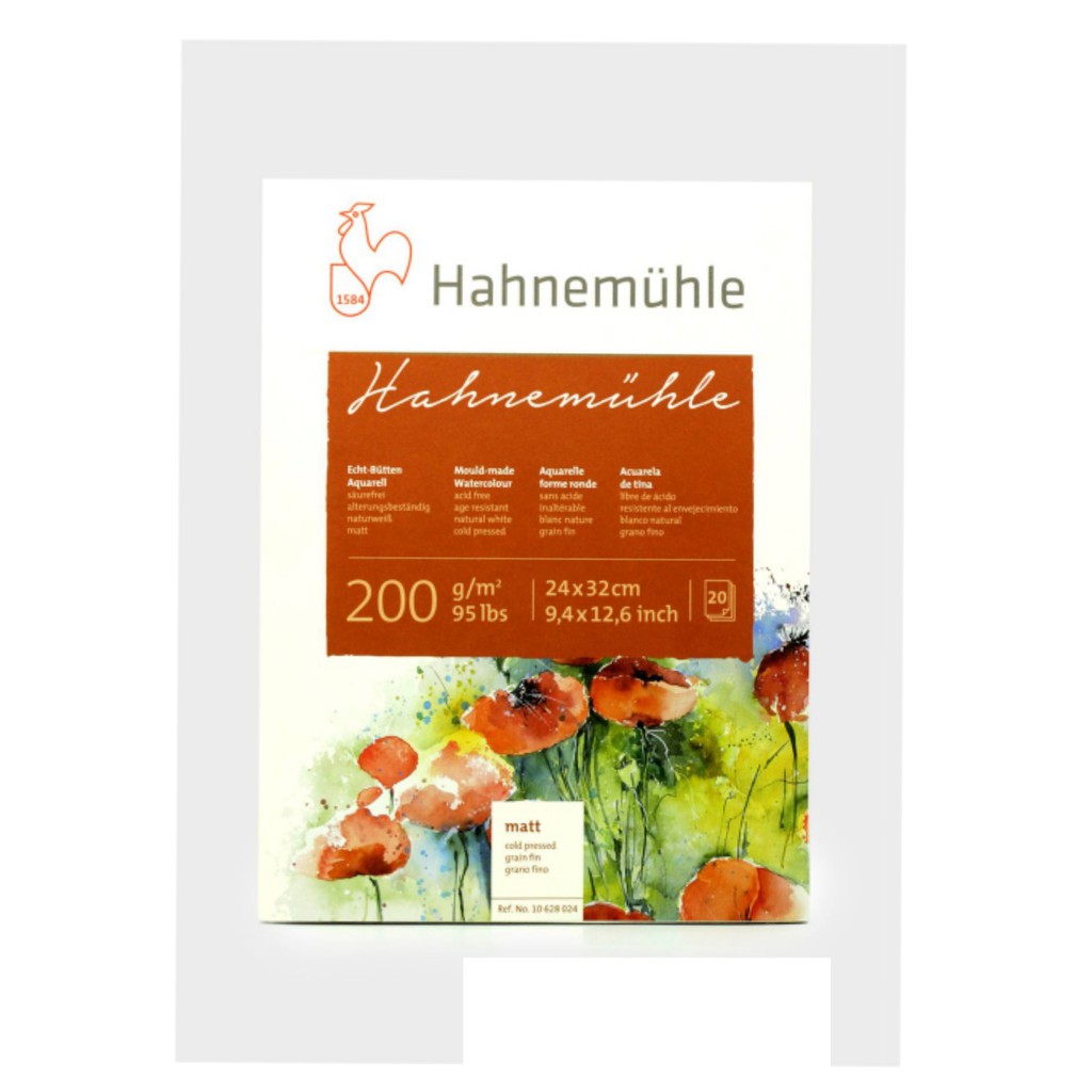 

Hahnemuhle Watercolour Pad Cold Press 24x32cm