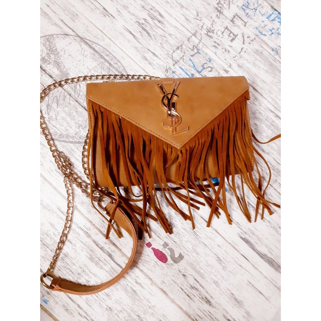 Tas Batam LV MELAN Sling Bag wanita Tas Hp Lv Slingbag simple wanita Coklat