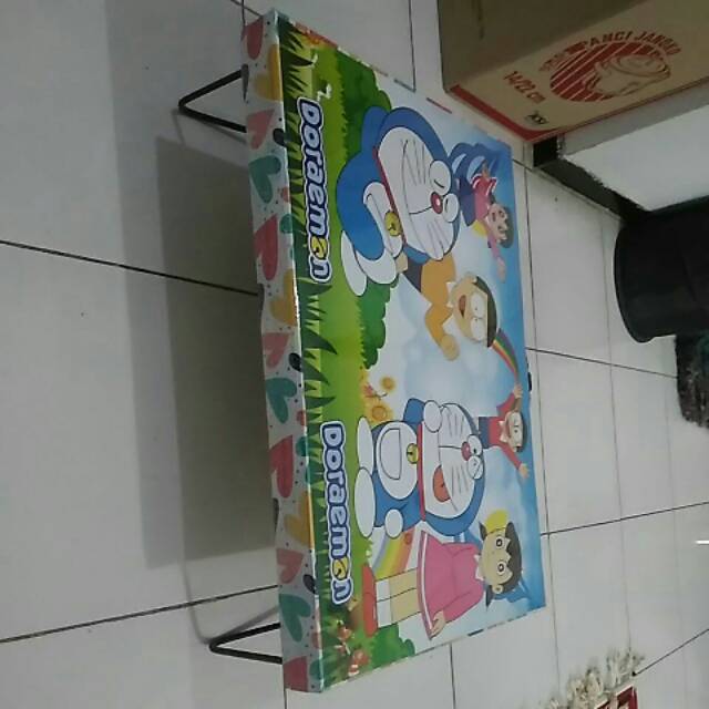Meja belajar anak kualitas 1 motif doraemon