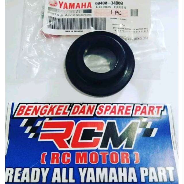 90480-34800 grommet karet leher botol oli samping rx king rxking rxs nempel di rangka ori ygp asli