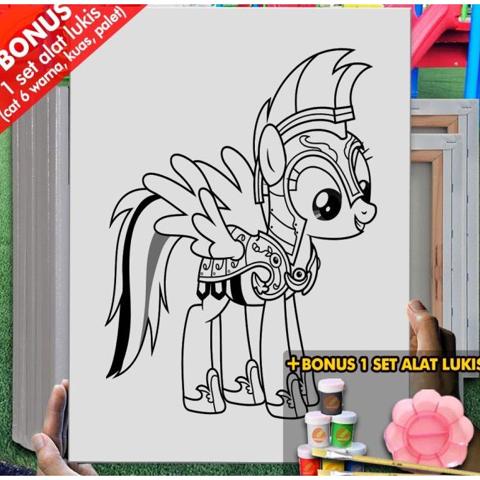 

Kanvas Menggambar Anak Malitel Poni 30x40 cm MEL1123