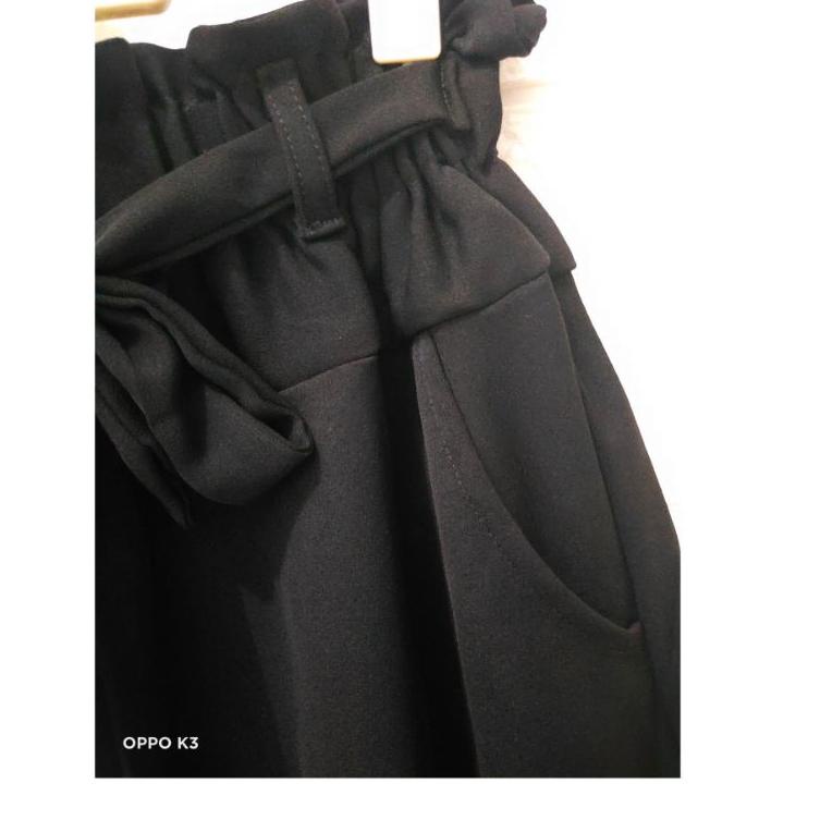 Paling Diminati.. Rok payung polos panjang  bahan jetblack/rok hitam premium/rok lebar/rok wanita ba