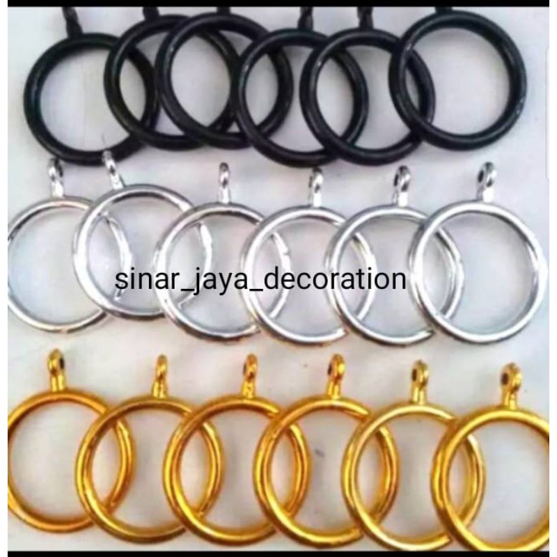 Aksesoris gorden cincin ring ring pengait kawat gorden