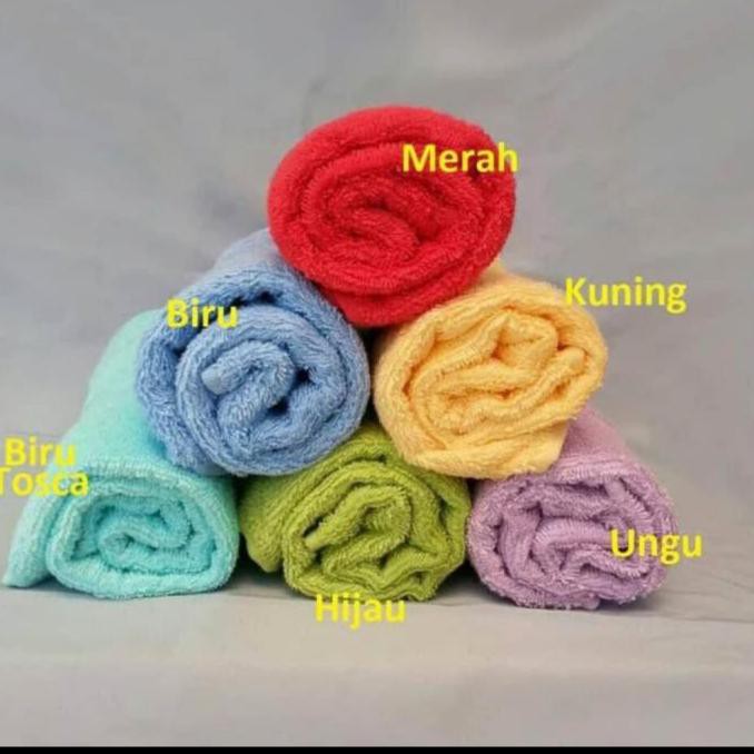 ✅Populer Grosir handuk merah putih 50 x 100 terry palmer - grosir handuk bayi - Tosca