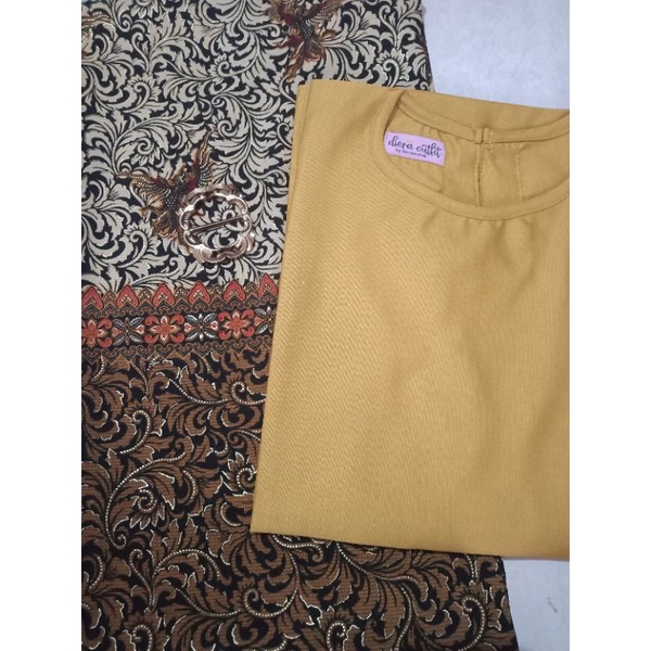 COD STELAN KEBAYA BATWING kebaya wisuda kebaya jumbo wisuda Bridesmaids kebaya modern kebaya kartini-SET BATWING GOLD