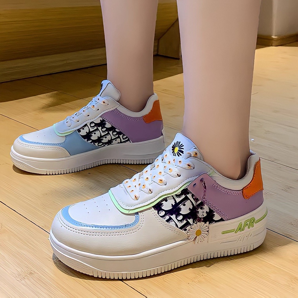 Sepatu Sneaker Wanita Fashion Sepatu Olahraga Outdoor import Spatu Perempuan korea style SP-140