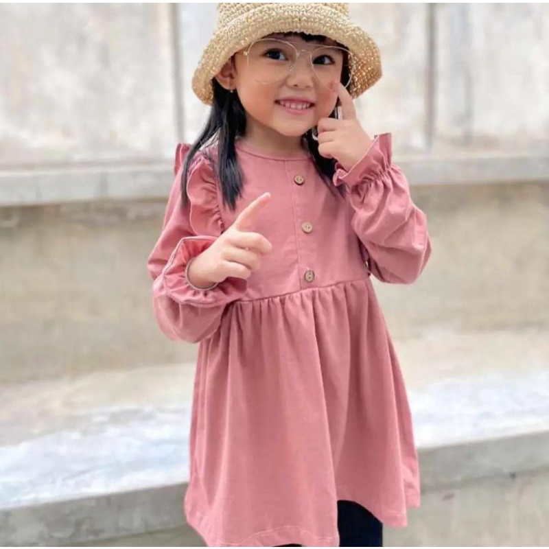 Tunik Anak Hamida Original Smilee Kaos Super Premium Pakaian Anak Perempuan Best Seller Terlaris Termurah