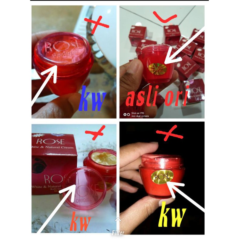 KRIM ROSE ASLI ORIGINAL