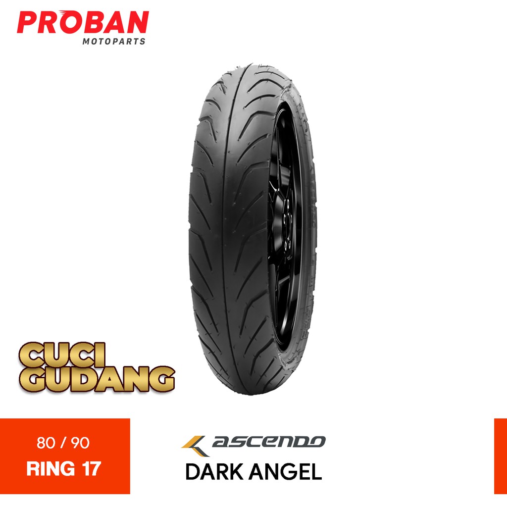 

ASCENDO TT DARK ANGEL (ST003) 80/90-17 CUCI GUDANG Ban Motor Tubetype