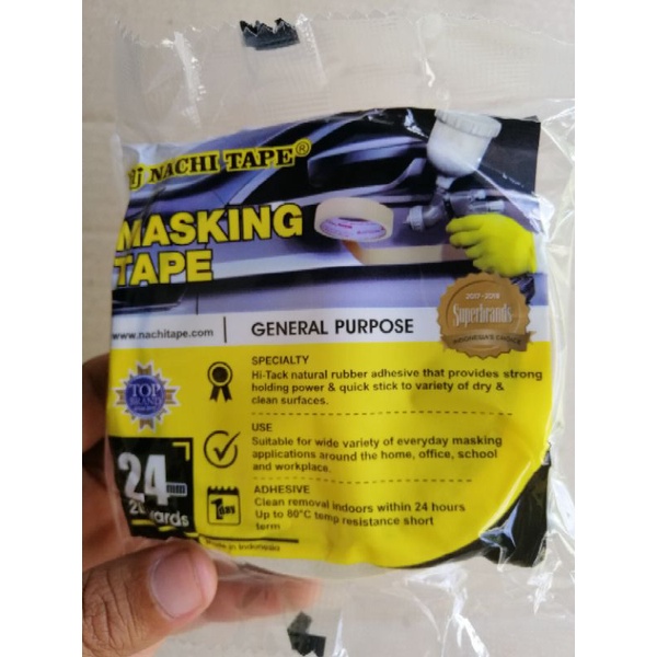 

masking tape solasi kertas 24mm 20yard