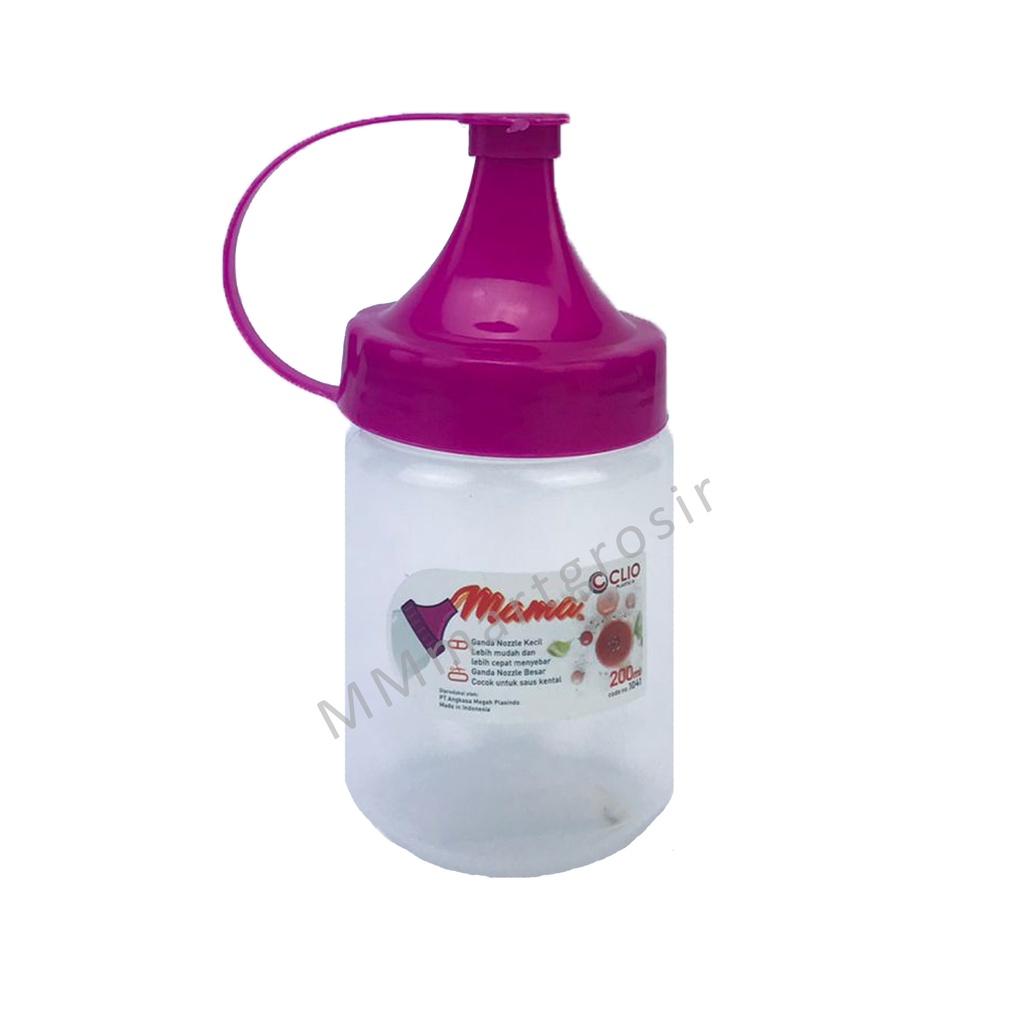 Mama Clio / Botol Kecap plastik / Botol Serbaguna 1041 / 200ml