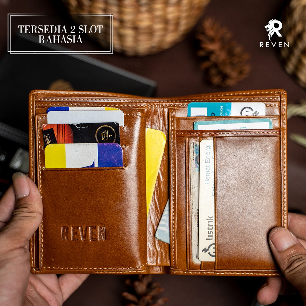 Dompet Pria Kulit Asli Original Branded Dompet Cowok Kulit Sapi Asli Keren Premium Ori Ranger Wallet Terbaru by Crown Leather Crownleather Store