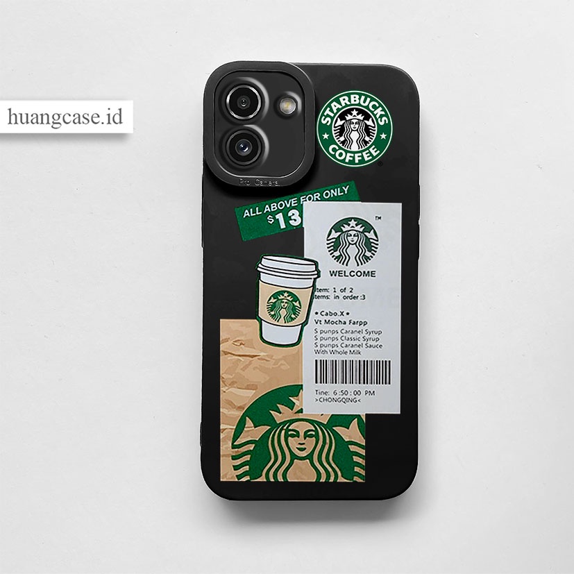 Huang Case - SAMSUNG A03 - SOFTCASE PRO CAMERA STARBUCKS CASE TERBARU SAMSUNG A04S A03 A13 A03S M23 
