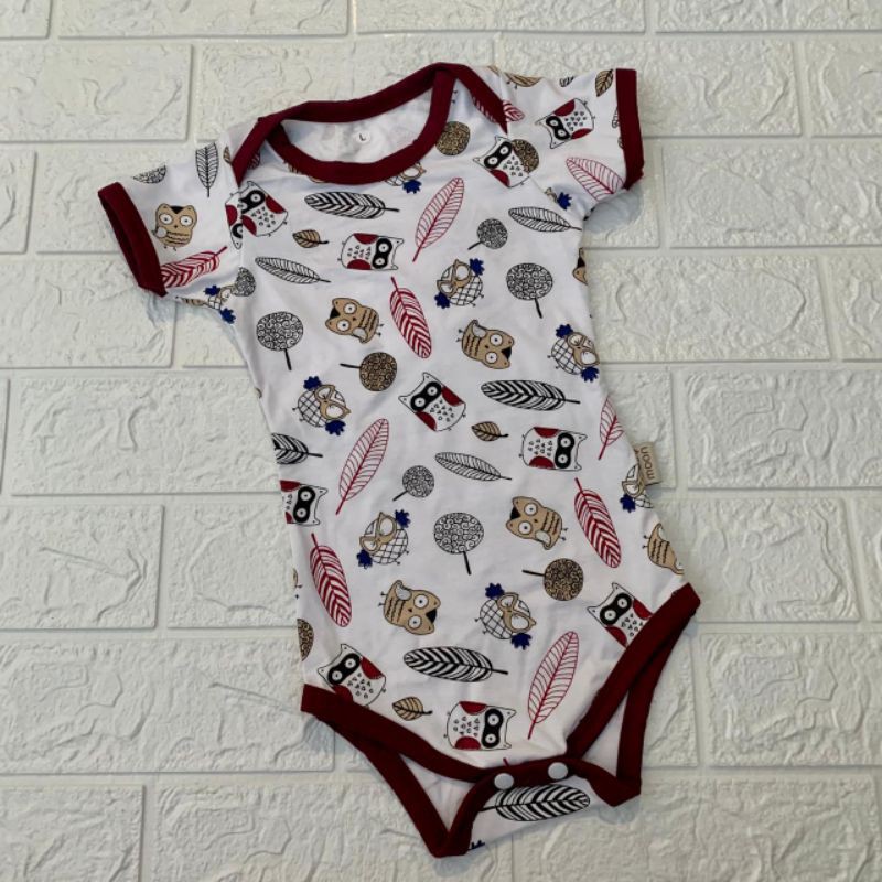 Jumper premium bayi pakaian jumper bayi baby moon jumper pendek bayi Body Suit Satuan