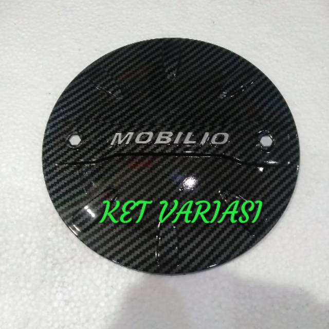 Tank cover- tutup tangki Mobilio carbon