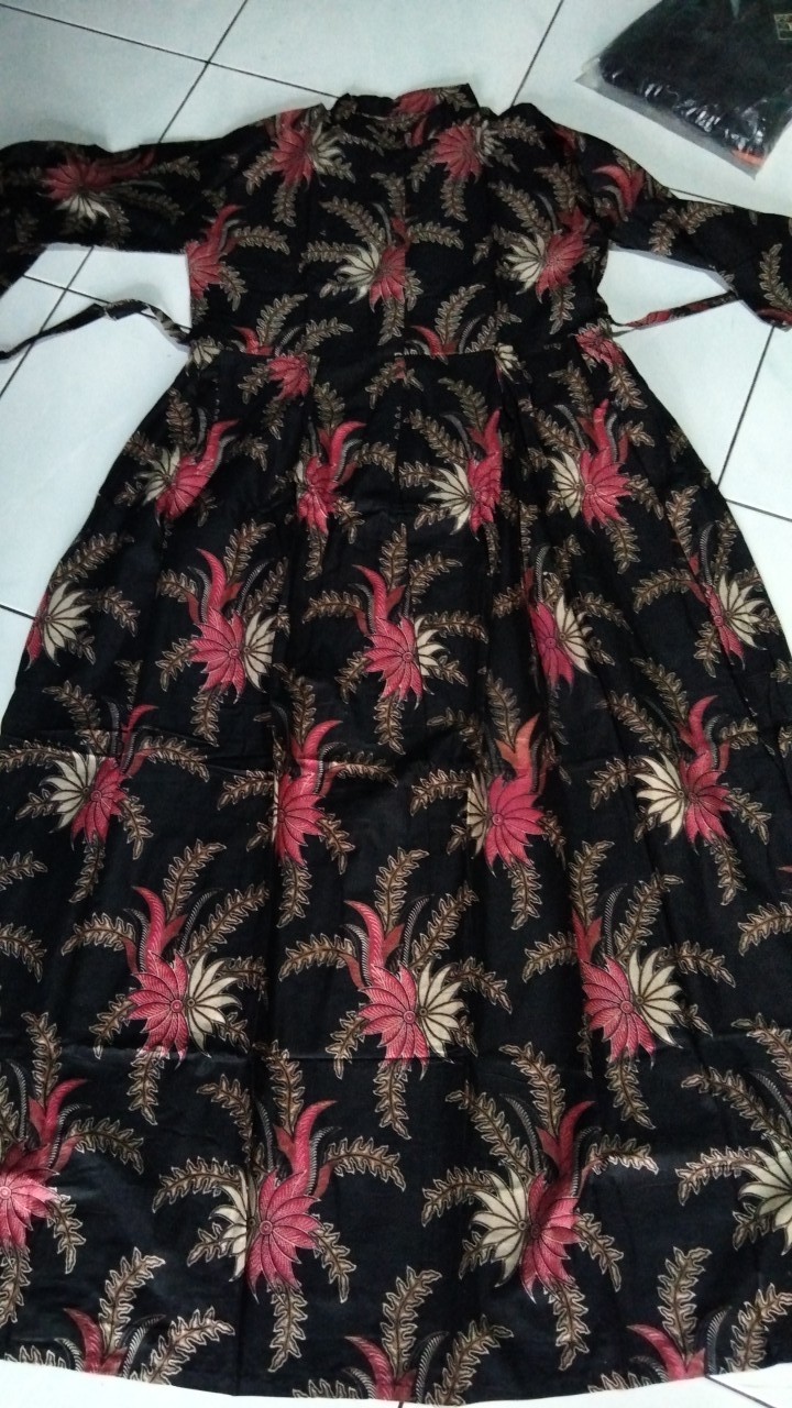 Maura Couple - Sania Ruffle Batik Couple Ori Ndoro Jowi Garansi Termurah Shopee - Batik Modern