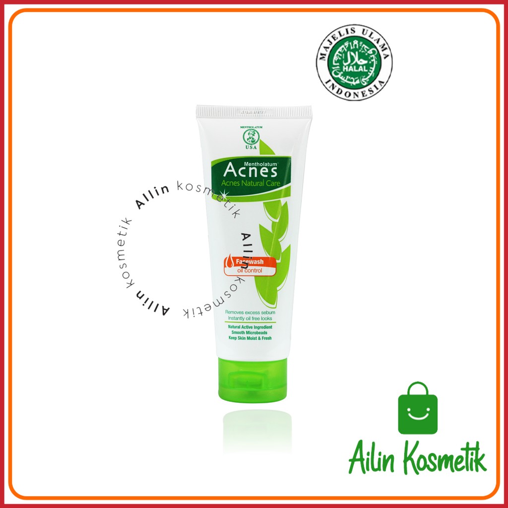 ACNES Natural Care Series Oil Control| Face Wash | Milk Cleanser | Toner | Whitening Cream by AILIN