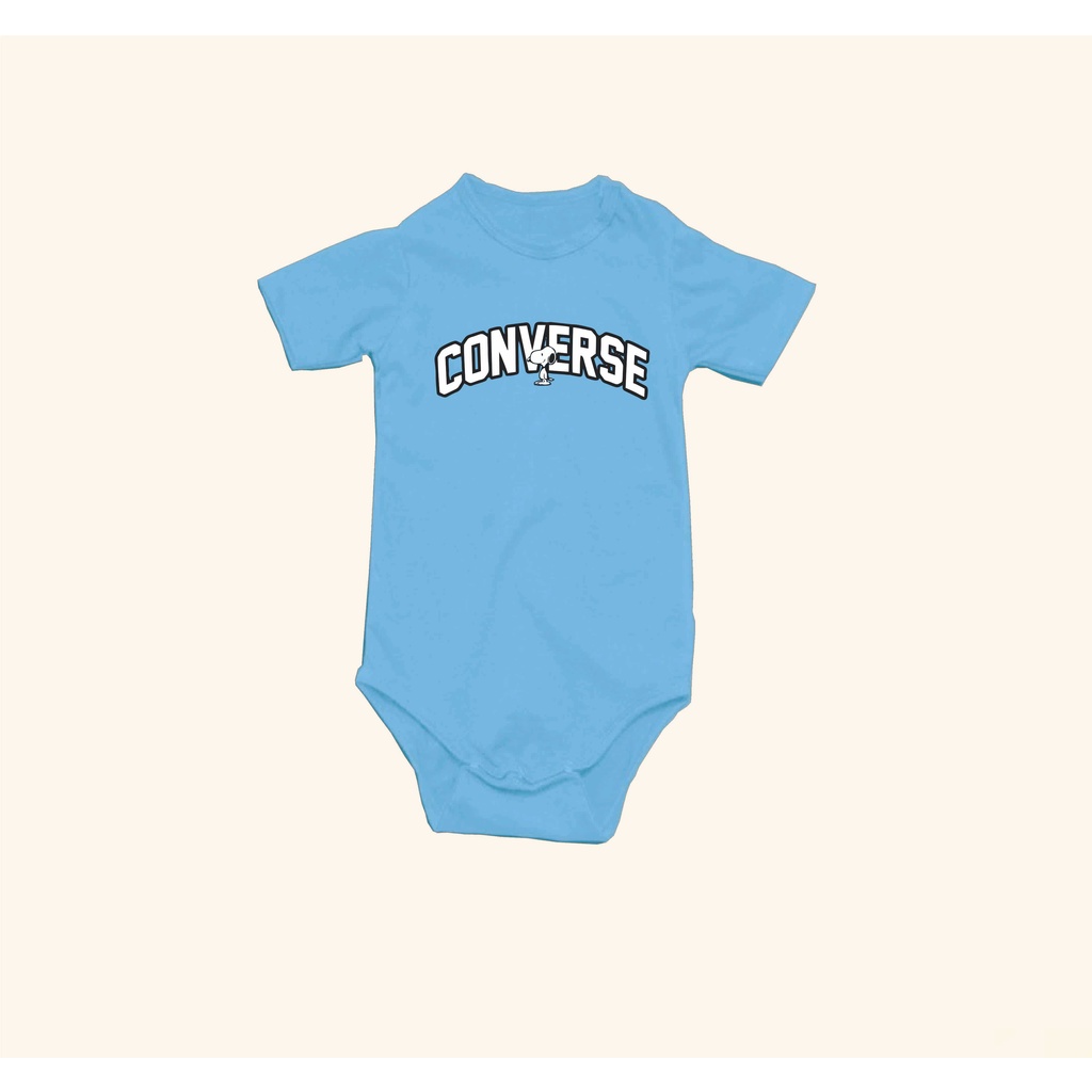 Jumper Bayi/Rumper/Bodysuit Motif Convers3 Usia 0 sd 12 Bulan