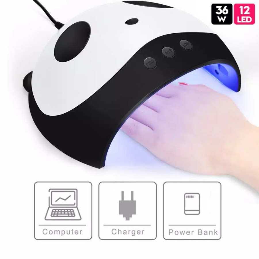 Pengering Kutek Kuku Panda 36W LED UV Nail Dryer