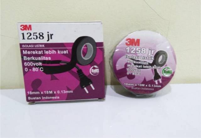 Isolasi Listrik merk 3M type 1258Jr ORI