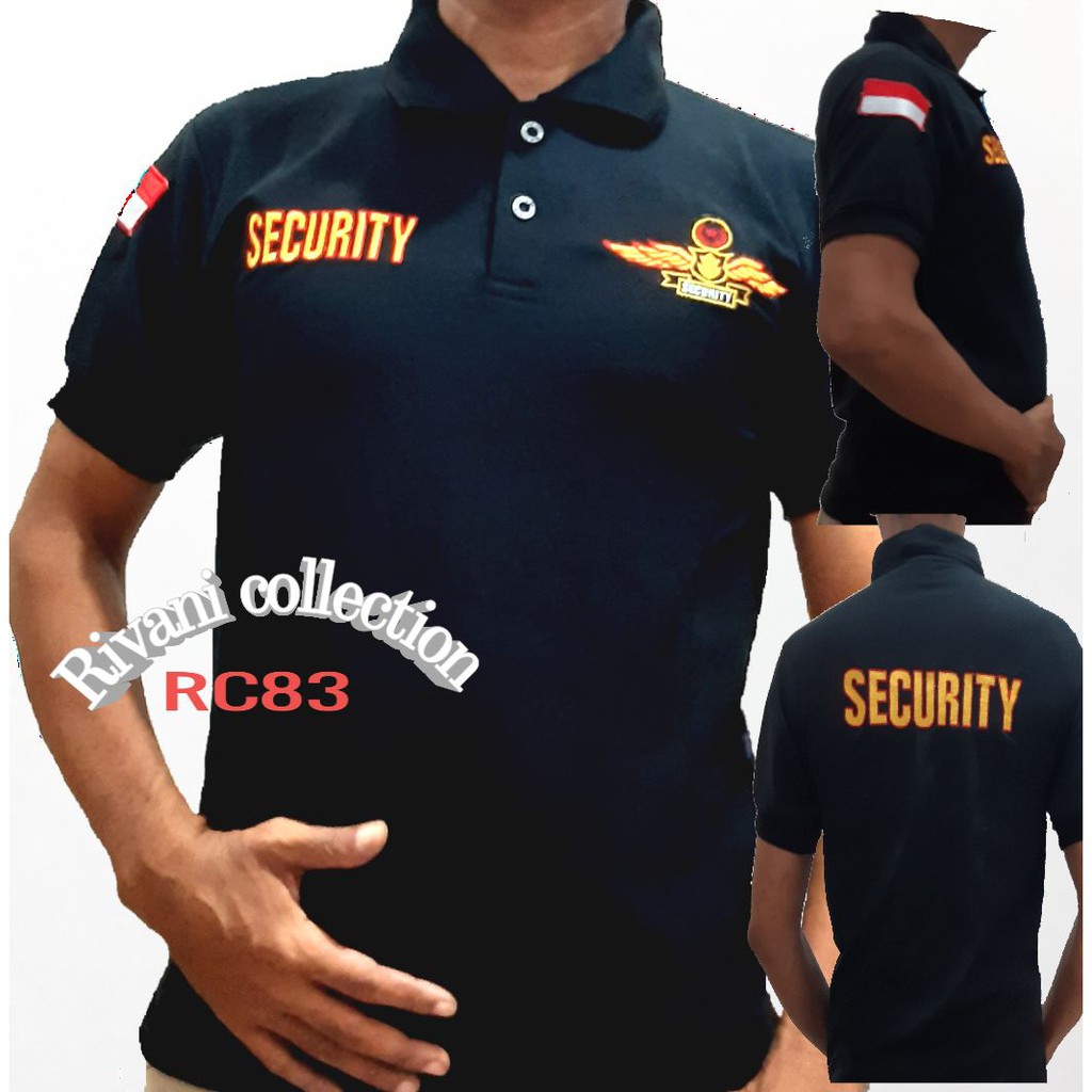 Jual Kaos Kerahkaos Securitybaju Securitykaos Satpambaju Satpamkaos Priakaos Satpam Logo