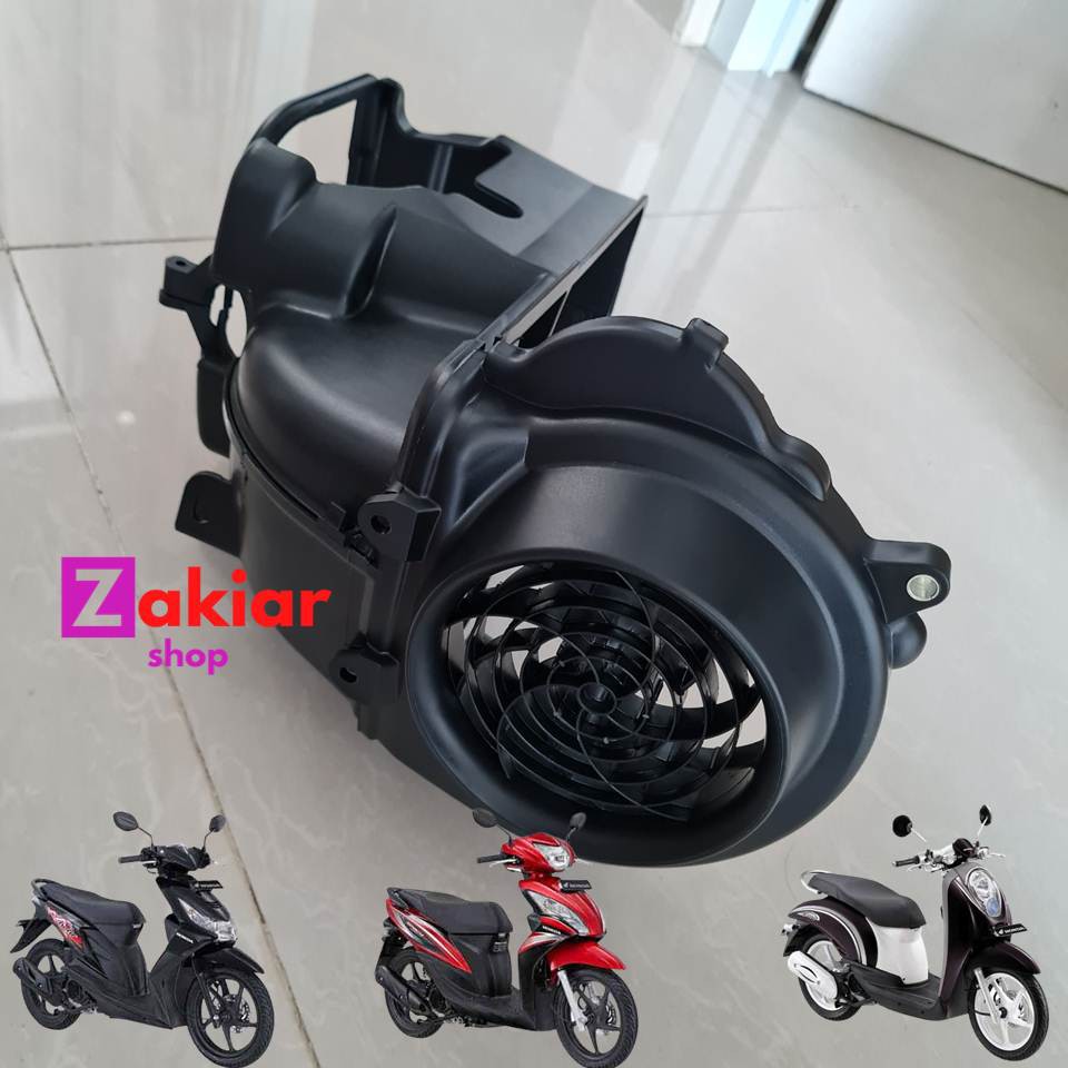 Cover Mesin Beat Karbu Cover Mesin Atas Bawah Tutup Kipas Beat Tutup Mesin Shroud Mesin Beat Ori AHM