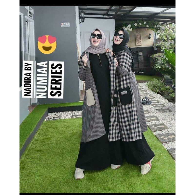 Set Gamis Nadira by NUMIAA Terlaris