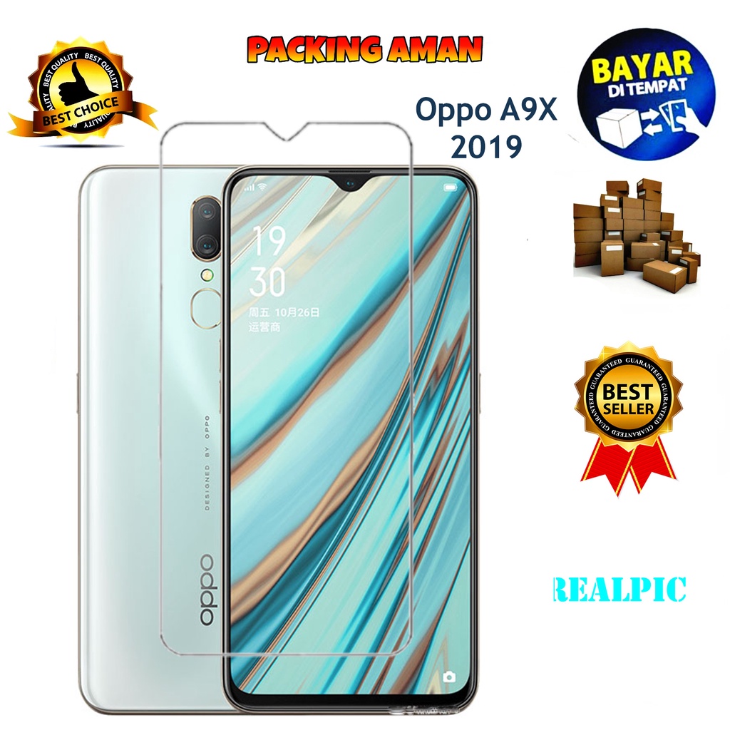 Tempered Glass Oppo A9X 2019 Screen Protector Anti Gores