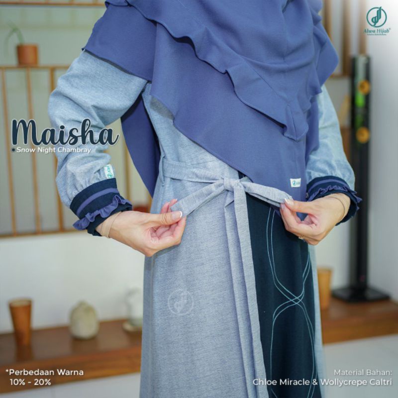 Alwa Hijab Sarimbit Rumi Maisha Series Quality Premium - Gamis Koko Couple