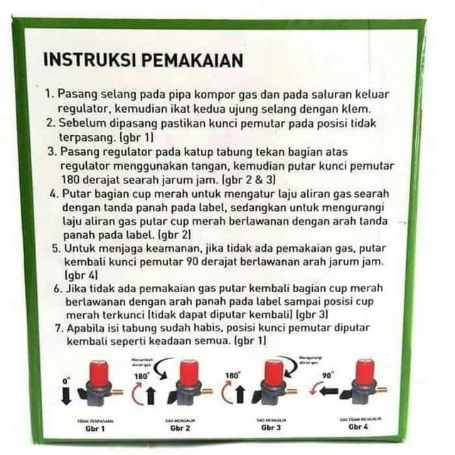 Regulator Gas Lpg Anti Ledak Long Shon Made In Malasya Selang Lpg 500 Psi Shopee Indonesia