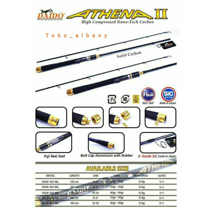 JORAN DAIDO ATHENA II POWER SOLID CARBON 15 Kg