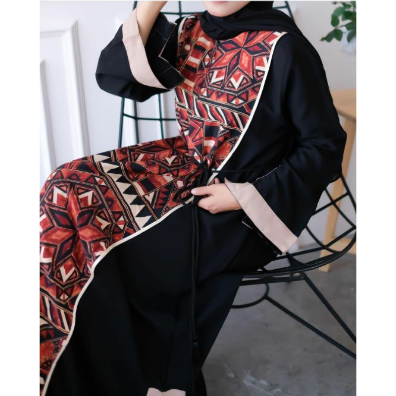 SALE Atelier angelina ZAID BUILDING TOWN XL. dress ByBurdah Kemala Dress By Airin Abaya Fiche.id