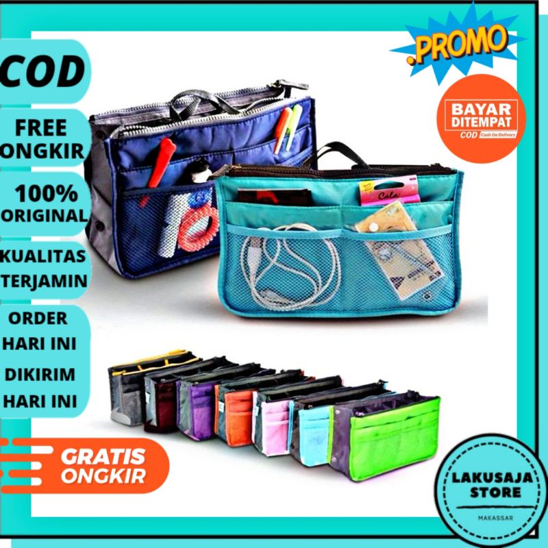 Bag in Bag Organizer Handbag Organizer Large Tas Bag Organizer Dalaman tas Murah Terbaru Makassar