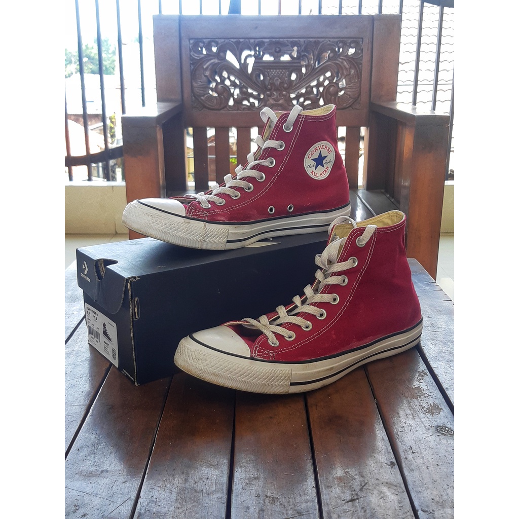 Sepatu Converse All Star - HI Original Merah Maroon