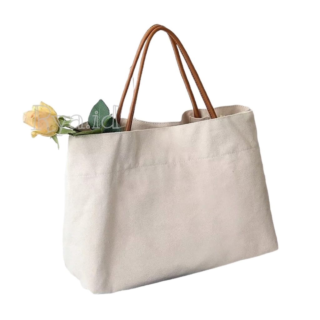 Rya.id - Tote Bag Wanita Terbaru Big Size Polos Totebag Wanita Simple Lucu Korea Style Wanita Kantor Santai Casual