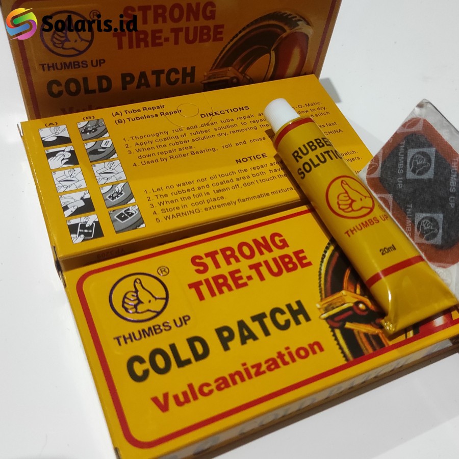 Cold Patch TipTop Alat Tambal Ban Jempol L 24 pcs Original