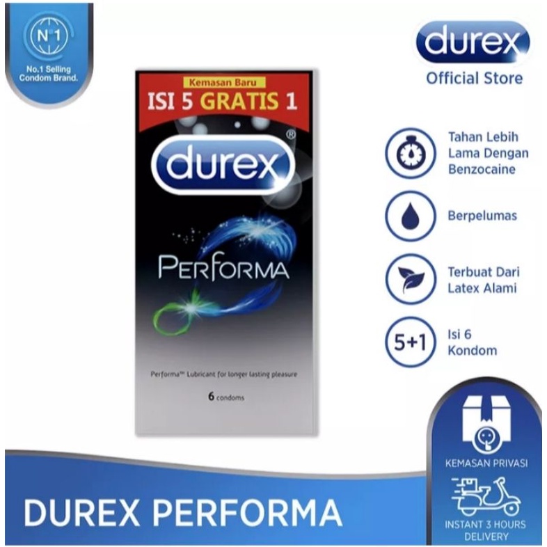 Kondom durex performa 6's