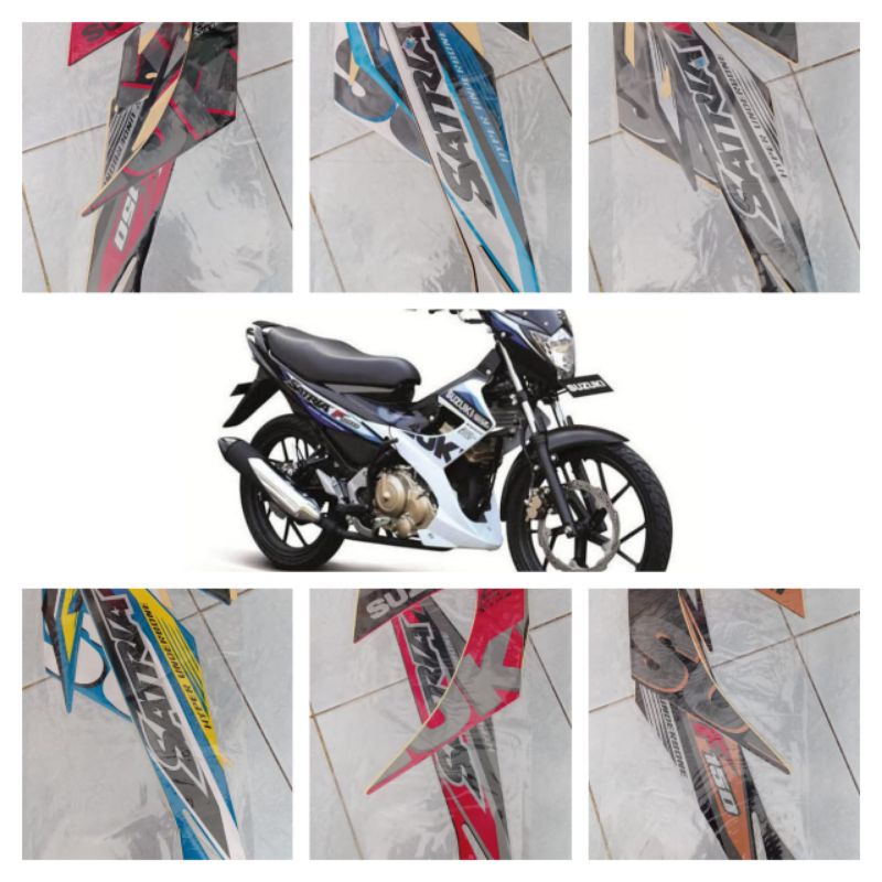 striping list satria fu facelift 2015 bahan seperti original