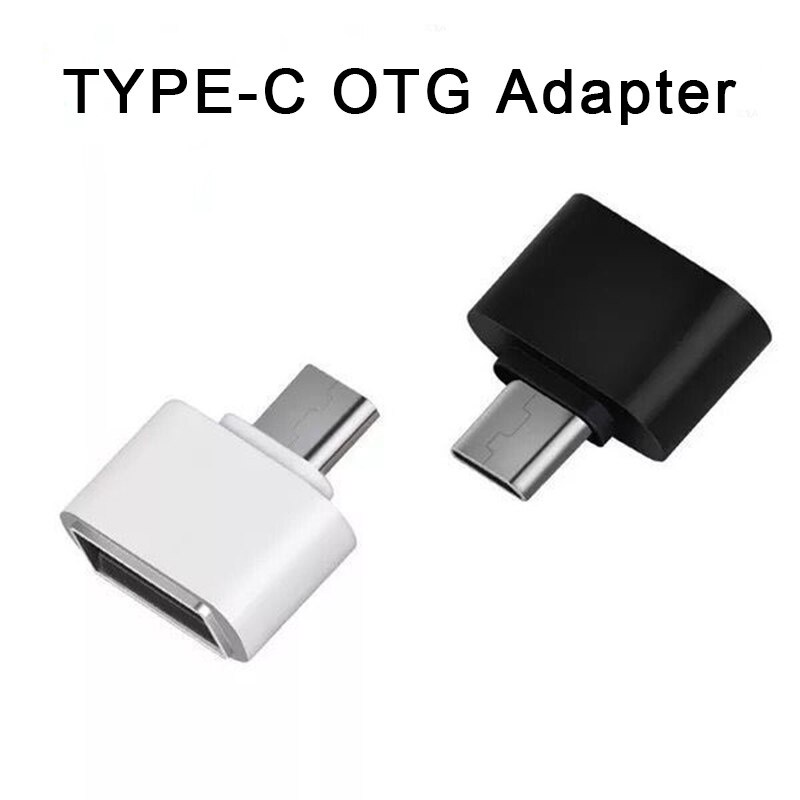 OTG MINI PERSEGI Micro Usb/V8 dan Type C Port Konektor Non Cable USB