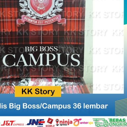 

➢ Buku Tulis Big Boss/Campus 36 lembar ( Order Kelipatan 10 ) ♥