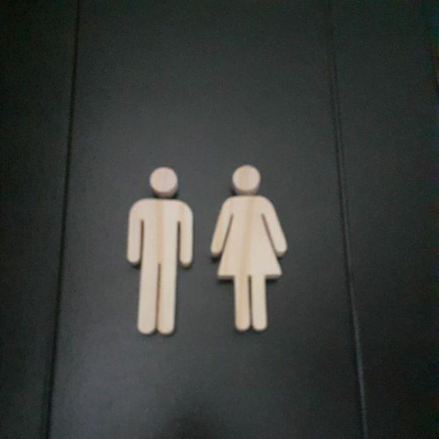 Papan Tanda Logo Toilet