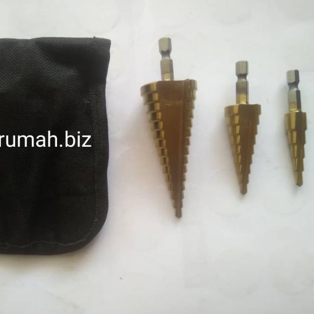 MATA BOR COUNTERSINK PAGODA 12 32 MM KERUCUT HSS TITANIUM 3 PCS DAPAT